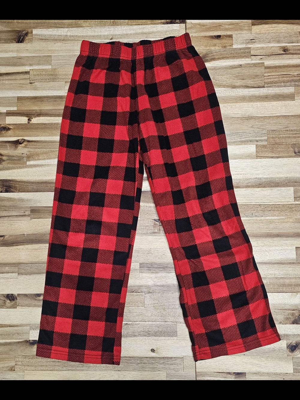 Kids Red and Black Buffalo Plaid Pajama Pants - Cozy Sleepwear